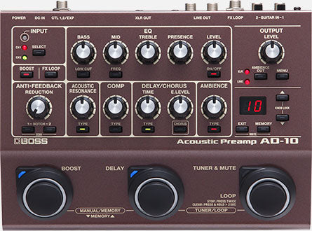 AD-10 ACOUSTIC GUITAR PROCESSOR