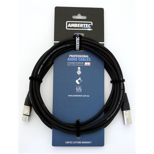 Ambertec Microphone cable 6m REAN XLR Male to Female