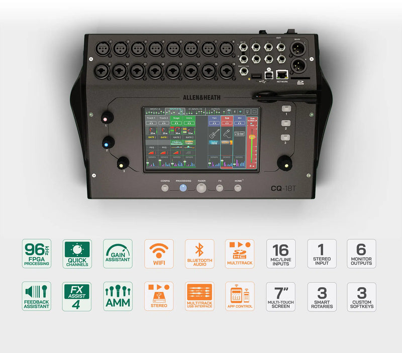 Allen & Heath Q18T 18ch digital mixer