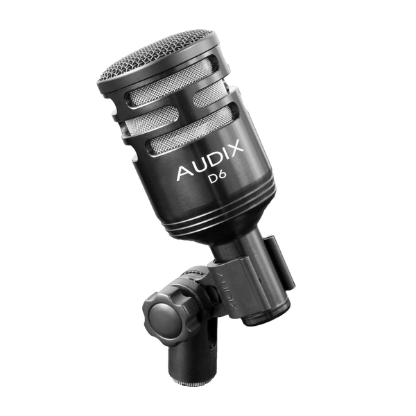 Audix D6 Prof Dynamic Bass & Kick Drum Mic for Low End