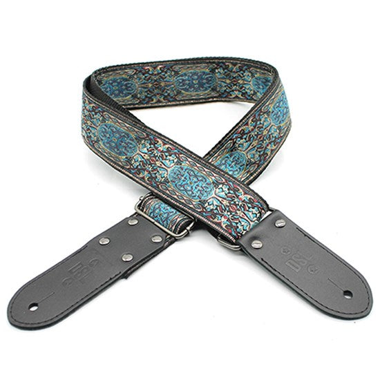 DSL Jacquard Weaving Guitar Strap - 2" (SHIRAZ-BLUE)