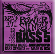 BASS GTR 5 STR SET 50/135 POWER SLINKY PURPLE