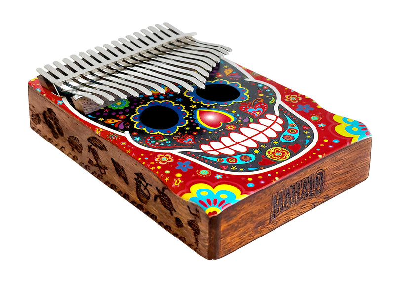 MAHALO 17 NOTE SKULL KALIMBA