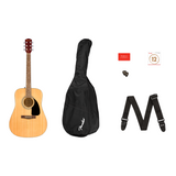 FA-115 Dreadnought Pack Natural Walnut Fingerboard