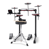 TURBOMAX : All-In-One 7-Piece E Drum Set with Mesh Heads & Bluetooth