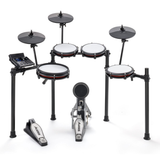 NitroMax 8 Piece Electronic Drum Kit w Mesh Heads and Bluetooth