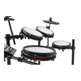 NitroMax 8 Piece Electronic Drum Kit w Mesh Heads and Bluetooth