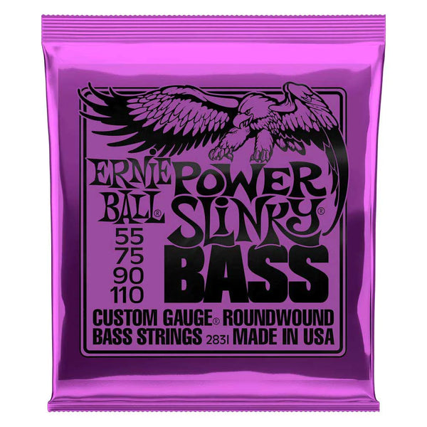 BASS GTR STR SET 55/110 POWER SLINKY PURPLE