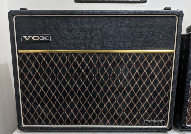 2HD Vox 1969 AC30TB 3-Channel 30-Watt 2x12" Guitar Amp Combo with timber box case [18]