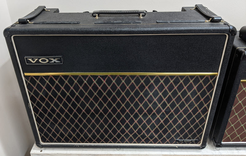 2HD Vox 1969 AC30TB 3-Channel 30-Watt 2x12" Guitar Amp Combo with timber box case [18]
