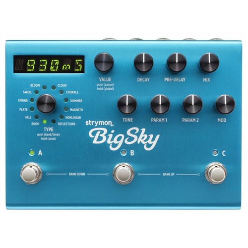 Strymon BigSky Multidimensional Reverb Pedal