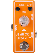 Tone City Audio - Mini Series - Summer Orange - Phase All analogue classic Phaser with MOSFET triode and flanger. Signal path retained.