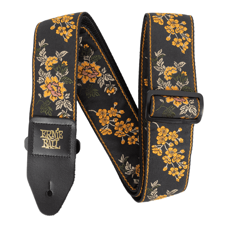 ERNIE BALL Classic Jacquard Guitar/Bass Strap - Tangerine Blossom