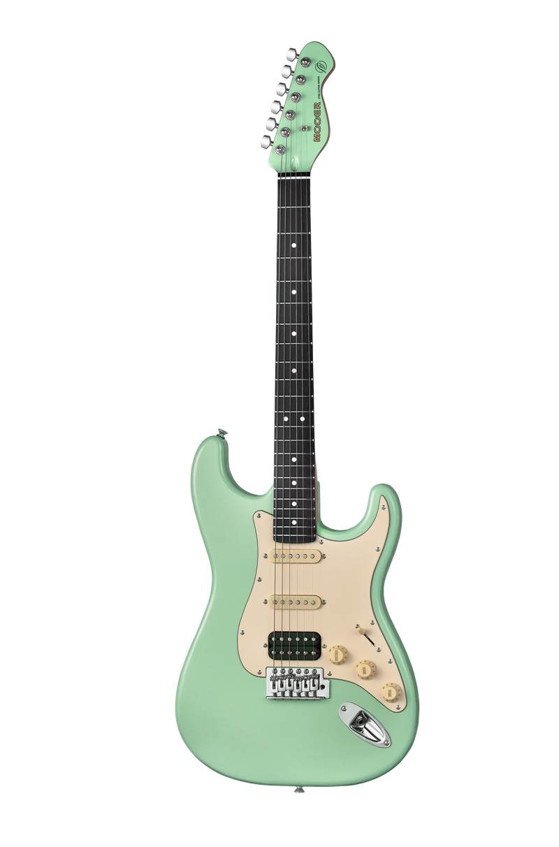 MOOER MSC10 STRAT W/GIGBAG SURF GRN