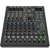 10-Channel Battery Powered PRO FX Mixer with USB Rec Modes & Bluetooth