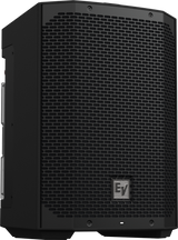 EV Loudspeaker 8" 2-way Black - Weatherised battery-powered loudspeaker with Bluetooth® audio and control