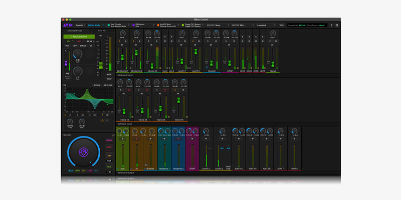 AVID MBOX STUDIO DESKTOP MUSIC CREATION AUDIO INTERFACE