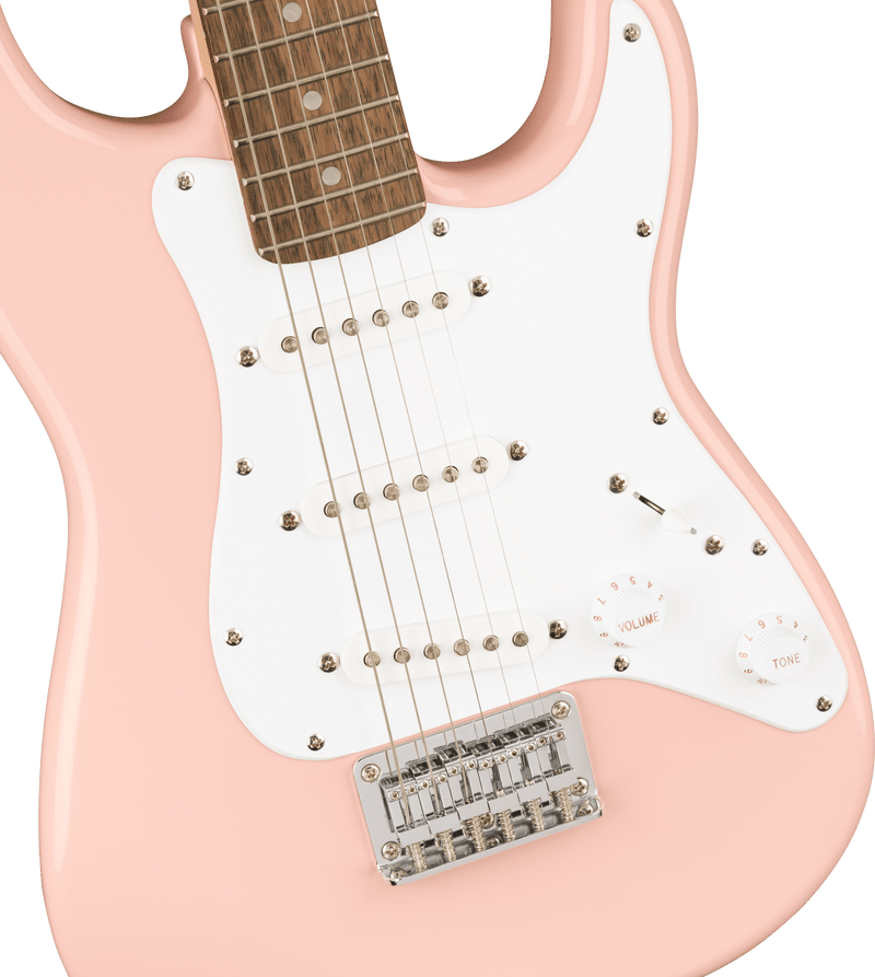 MINI STRATOCASTER LAUREL FINGERBOARD SHELL PINK