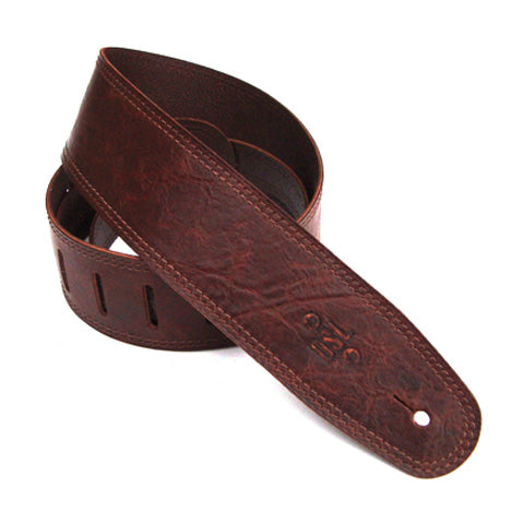 2.5 INCH DISTRESSED GARMENT STRAP BROWN