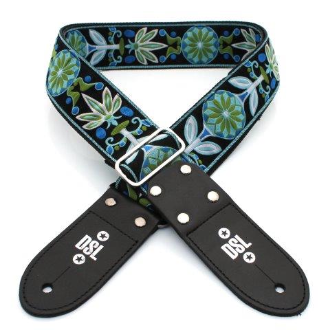 DSL Jacquard Weaving Guitar Strap - 2" (FAIR-BLUE)