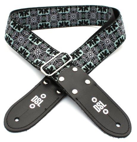 DSL Jacquard Weaving Guitar Strap - 2" (FIL-WHITE)