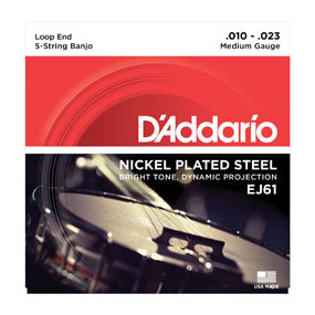 SET BANJO NICKEL WND 10-23 MED