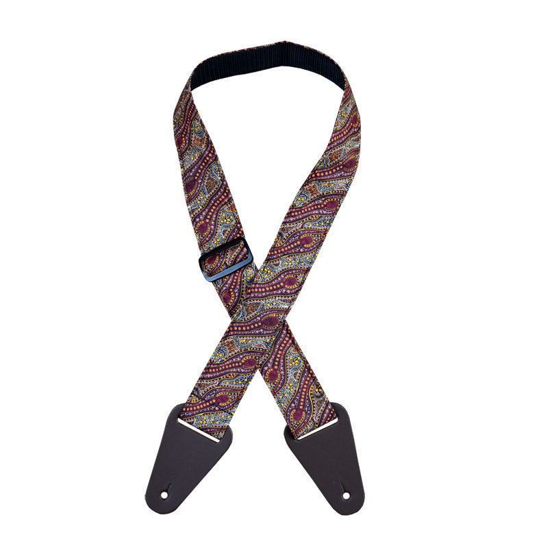 Aboriginal Art Guitar Strap - Spirit Dreaming