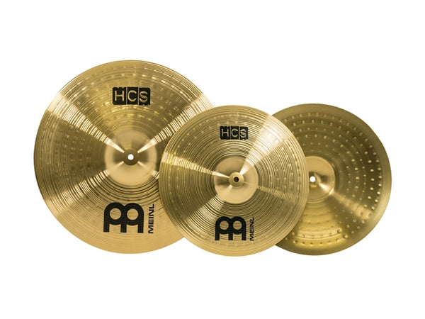 Meinl HCS 14Inch Hi-Hats 18Inch Crash-Ride Cymbal Pack