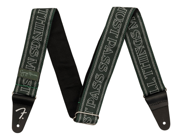 George Harrison All Things Must Pass Logo Strap Green