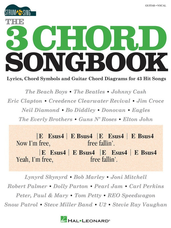 3 CHORD SONGBOOK STRUM & SING GUITAR