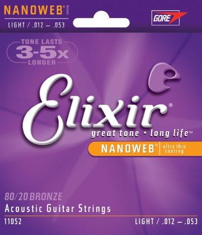 ACOUSTIC GTR STR SET 12/53 CTD-BR LT