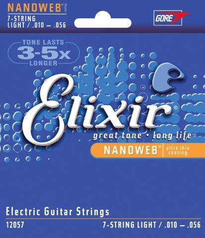 ELECTRIC GTR STRING SET 7 STR LITE 10/56 12057