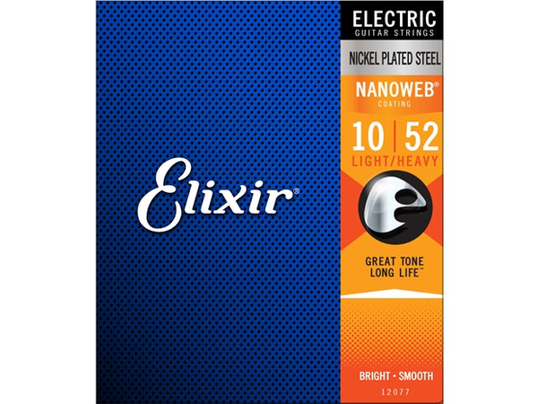 ELECTRIC GTR STRING SET CTD 10/52 LGT/HVY 12077