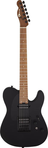 Pro-Mod So-Cal Style 2 24 HH HT CM Caramelized Maple Fingerboard Satin Black