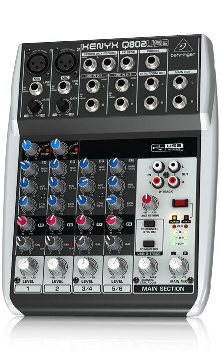 BEHRINGER XENYX Q802USB MIXER