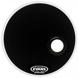 Evans 22 Inch EMAD Bass Drum Head Resonant Black