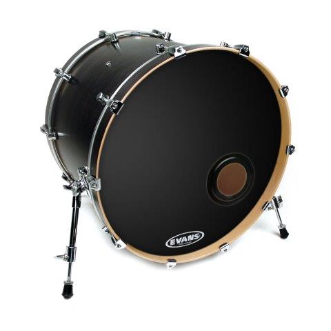 Evans 22 Inch EMAD Bass Drum Head Resonant Black