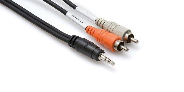 06 FT CABLE STEREO 3.5MM MALE TO 2 X RCA