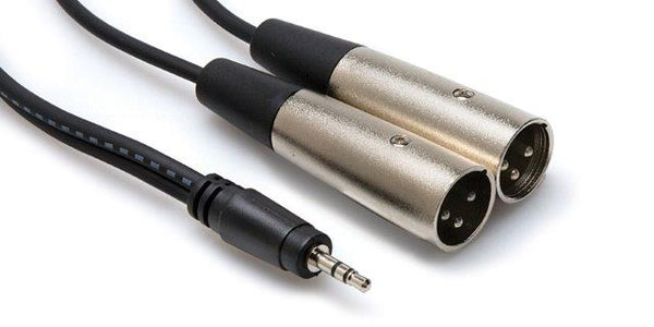 03 MTR CABLE STEREO 3.5MM MALE TO 2 X XLR MALE