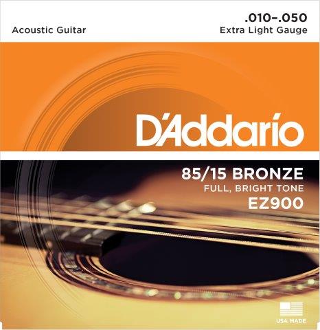 ACOUSTIC GTR STR SET 10/50 BR 85/15 X/LGT
