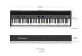 ROLAND FP60XBK PIANO KIT BLACK BUNDLE