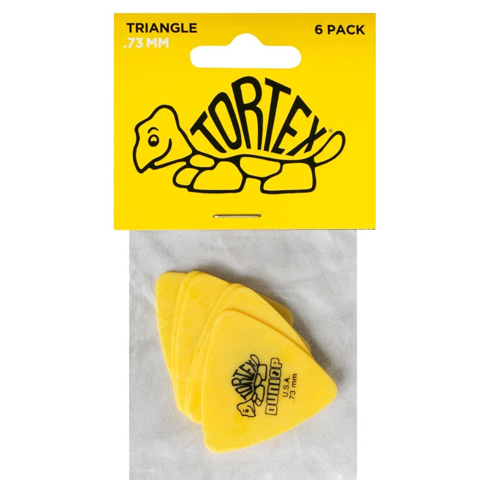 Jim Dunlop .73 Tortex Triangle Pick Players Pack