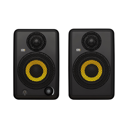 KRK GoAux 3 - Portable Studio Monitors 2-Way 3 Bi-amped Class D Power