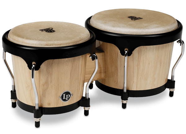 ASPIRE ACCENT WOOD BONGOS NATURAL WOOD/BLACK