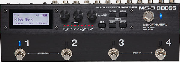 BOSS MS3 MULTI EFFECTS SWITCHER