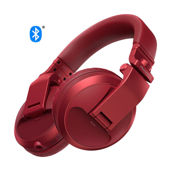 Over-ear DJ Headphones w/ Bluetooth Red