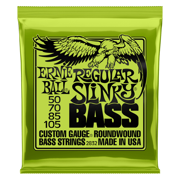 BASS GTR STR SET 50/105 REG SLINKY LIME