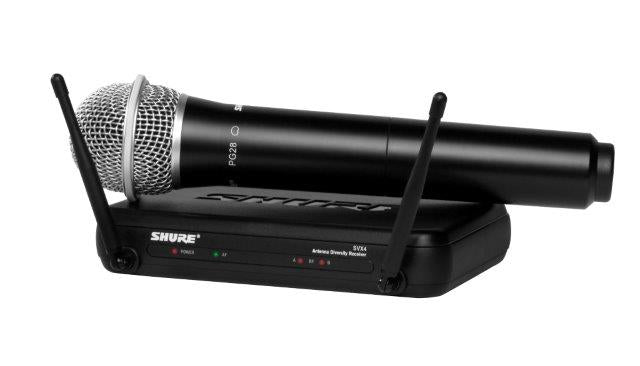 SHURE SVX24 WIRELESS HANDHELD MIC SYSTEM 558-570MHZ