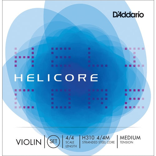 4/4 SIZE VIOLIN STRING SET MED HELICORE