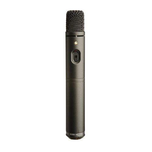 RODE M3 Studio and location multi-powered cardioid condenser microphone with switchable HPF and PAD.